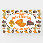 Jamaican Beef Patty Food Fest Karibik Küche Banner (Horizontal)