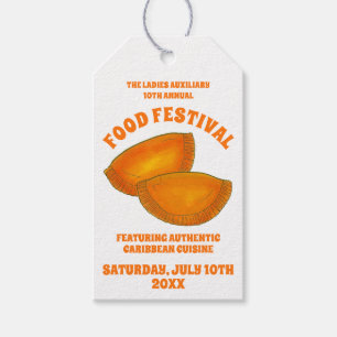 Jamaican Beef Patty Food Fest Karibik Küche Geschenkanhänger