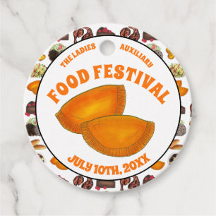 Jamaican Beef Patty Food Fest Karibik Küche Geschenkanhänger