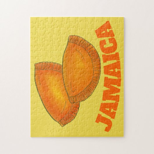 Jamaican Beef Patty Patties Food Cooking JAMAICA Puzzle (Vertikal)