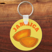 Jamaican Beef Patty Patties Food Cooking JAMAICA Schlüsselanhänger (Vorderseite)