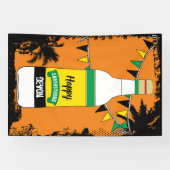 Jamaican Birthday Happy Earthstrong Rum Flasche Banner (Horizontal)