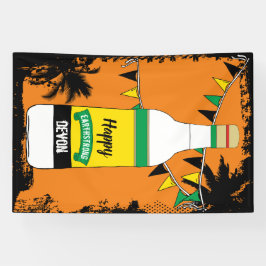 Jamaican Birthday Happy Earthstrong Rum Flasche Banner