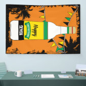 Jamaican Birthday Happy Earthstrong Rum Flasche Banner (Messe)