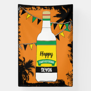 Jamaican Birthday Happy Earthstrong Rum Flasche Banner