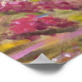 Jamaican Bougainvillea / Künstlerische Printwerbun Poster (Ecke)