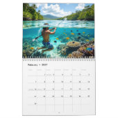 Jamaican calendar kalender (Feb 2027)