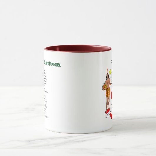 Jamaican Coat of Arms and Anthem Tasse (Zentrum)
