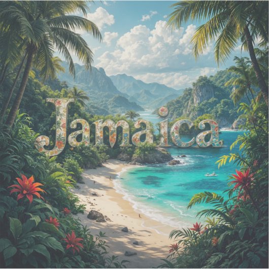 Jamaican cove aufkleber (Vorderseite)