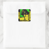 Jamaican Dream Quadratischer Aufkleber (Tasche)