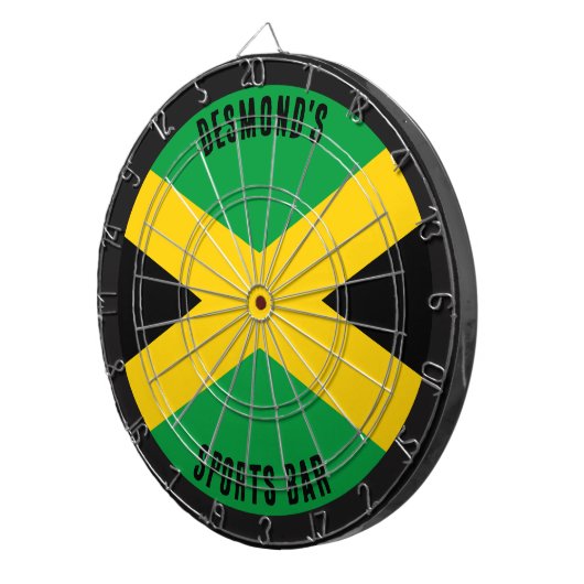 Jamaican Flag Dartscheibe (Vorderseite rechts)