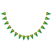 Jamaican Flag Happy Birthday Wimpelkette (Alle)