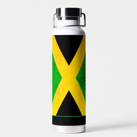 Jamaican Flag Personalised Trinkflasche (Rückseite)