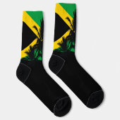 Jamaican Flag Tropical Palm Trees Socken (Rechts)