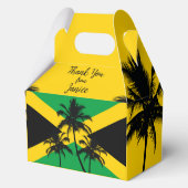 Jamaican Flag Tropical Thank You Geschenkschachtel (Vorderseite)