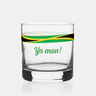 Jamaican Flag Ya Mon Whiskyglas