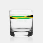 Jamaican Flag Ya Mon Whiskyglas (Rückseite)