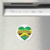 Jamaican Girl Magnet (In Situ (Geschirrspüler))