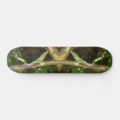 Jamaican Green Lizard Skateboard (Horizontal)