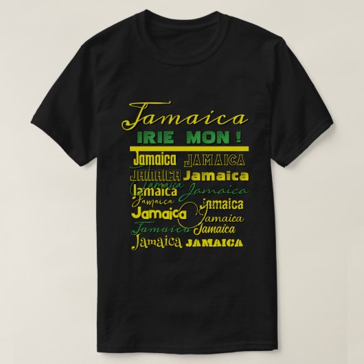 Jamaican Irie Mon T - Shirt (Design vorne)
