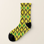 Jamaican Kente Styled All Over Print Men's Socks Socken (Links - Außen)