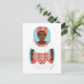 Jamaican Matryoshka Postcard Postkarte (Stehend Vorderseite)