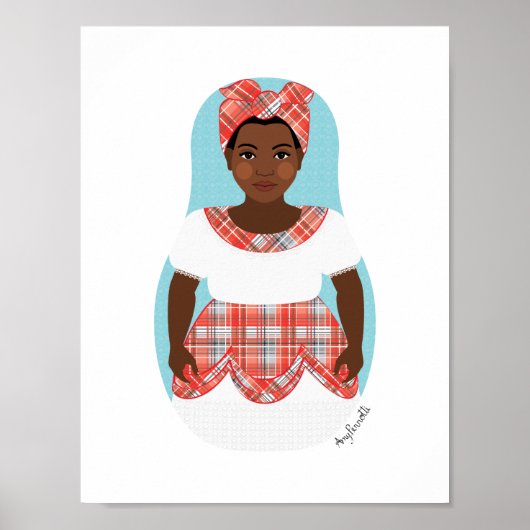 Jamaican Matryoshka Poster (Vorne)