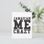 Jamaican Me Crazy Postkarte (Stehend Vorderseite)
