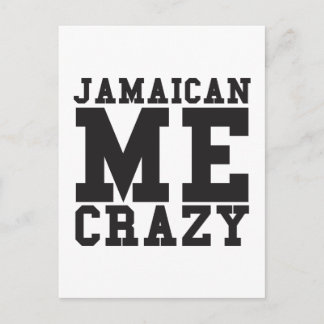 Jamaican Me Crazy Postkarte