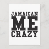 Jamaican Me Crazy Postkarte (Vorderseite)
