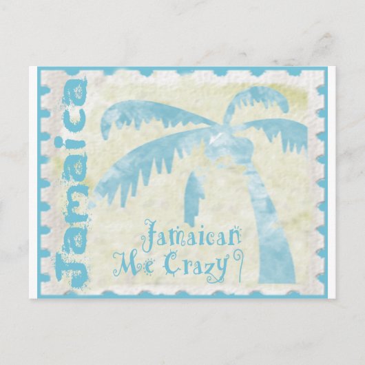 Jamaican Me Crazy Postkarte (Vorderseite)