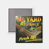 jamaican MI yard Mi peace Magnet (Vorderseite/Rückseite)