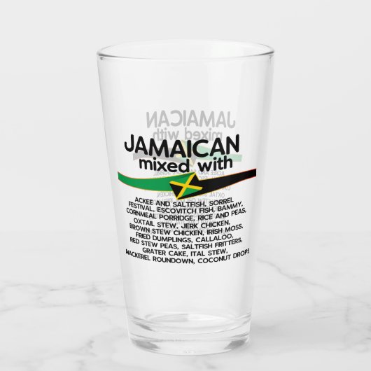 Jamaican Mixed With Jamaica Proud Glas (Rückseite)