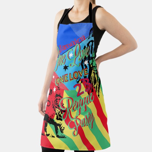 Jamaican One Liebe Reggae Party Schürze (InSitu)