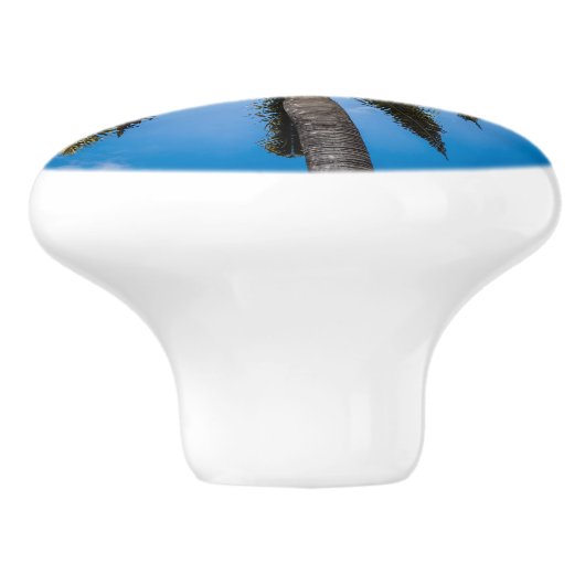 Jamaican Palm Tree Keramikknauf (Seitenansicht)