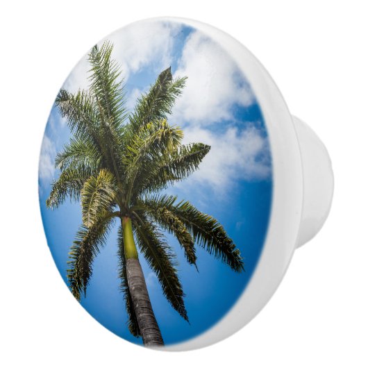 Jamaican Palm Tree Keramikknauf (Rechts)