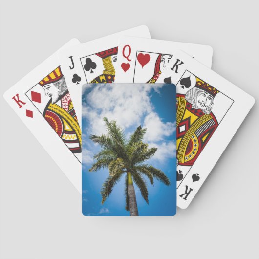 Jamaican Palm Tree Spielkarten (Rückseite)