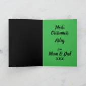 Jamaican Patois Festive Merry Christmas Karte (Innenseite)