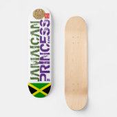 JAMAICAN PRINCESS Skateboard (Vorderseite)