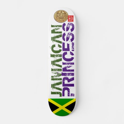 JAMAICAN PRINCESS Skateboard (Vorderseite)