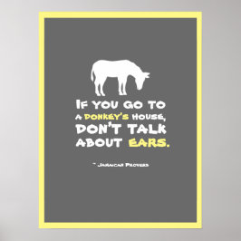 Jamaican Proverb Poster