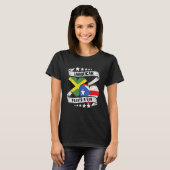 Jamaican puerto rican Half Puerto rican half Jama T-Shirt (Vorne ganz)