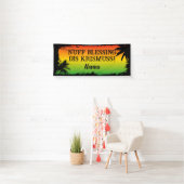 Jamaican Rasta Christmas Segnungen Banner (Insitu)