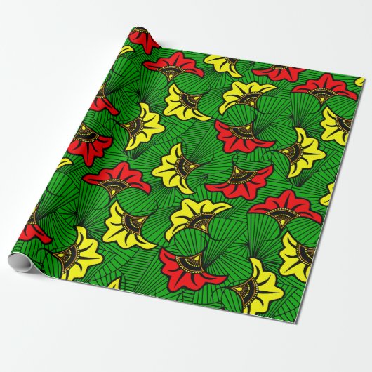 Jamaican Rasta Colors Caribbean Wedding Geschenkpapier (Ungerollt)