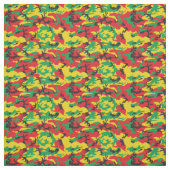 Jamaican Rasta Flag gefärbt Camouflage Print Stoff (Muster)