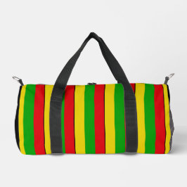Jamaican Rasta Gemustert gestrichen Duffle Bag