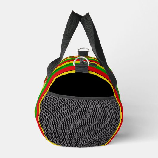 Jamaican Rasta Gemustert gestrichen Duffle Bag (Rechts)