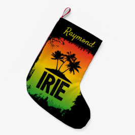 Jamaican Rastafarian IRIE Rasta Flag Farben Kleiner Weihnachtsstrumpf