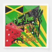 Jamaican Reggae Party Napkin Serviette (Vorderseite)