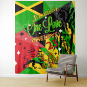 Jamaican Reggae Party Tapestry Wandteppich (Beispiel)